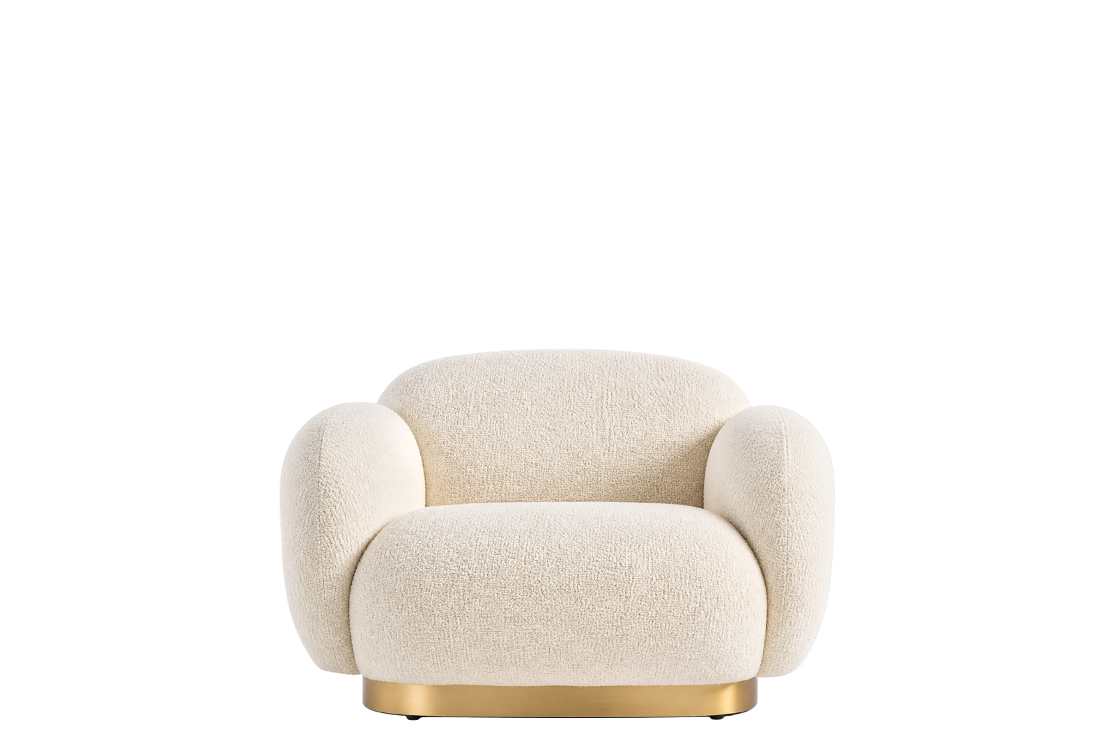Ivory Bouclé Armchair