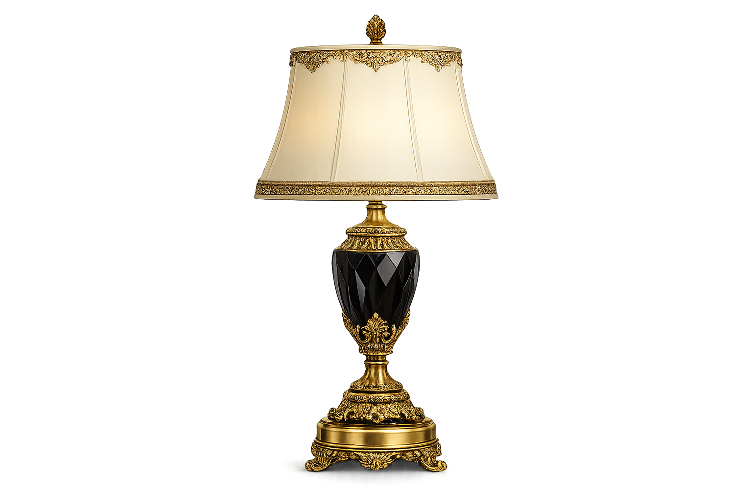 Gold Ornate Table Lamp