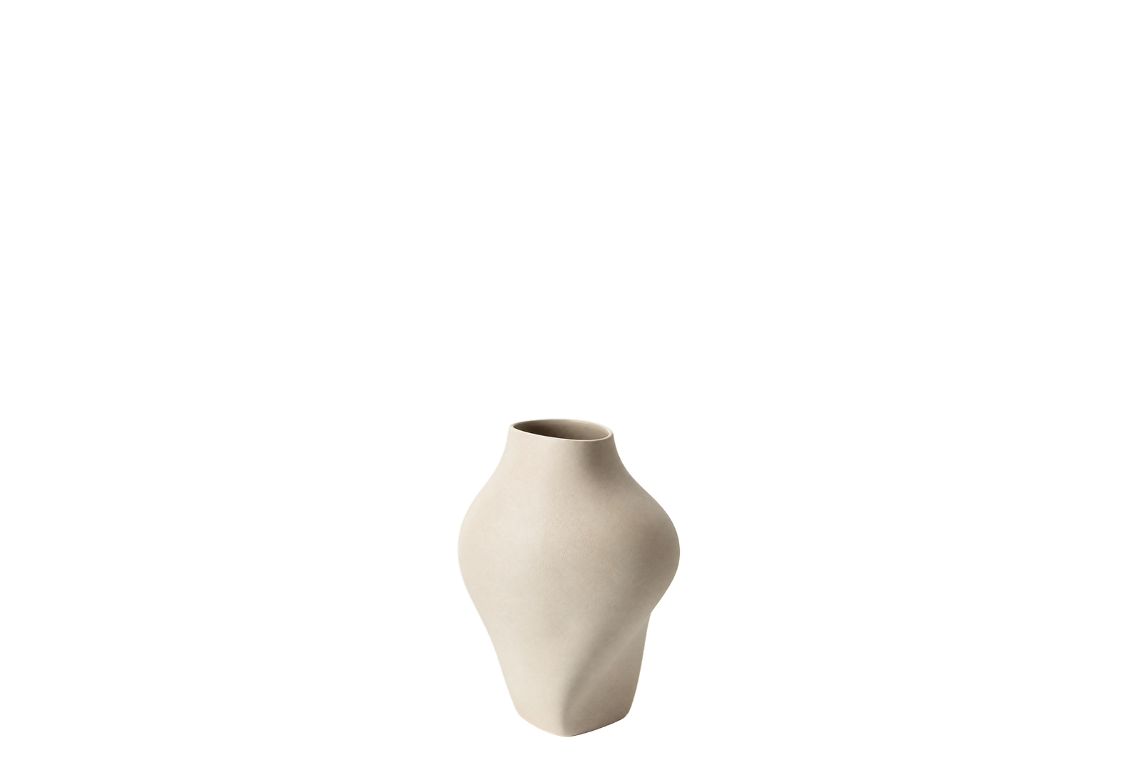 Ivory Ceramic Vase