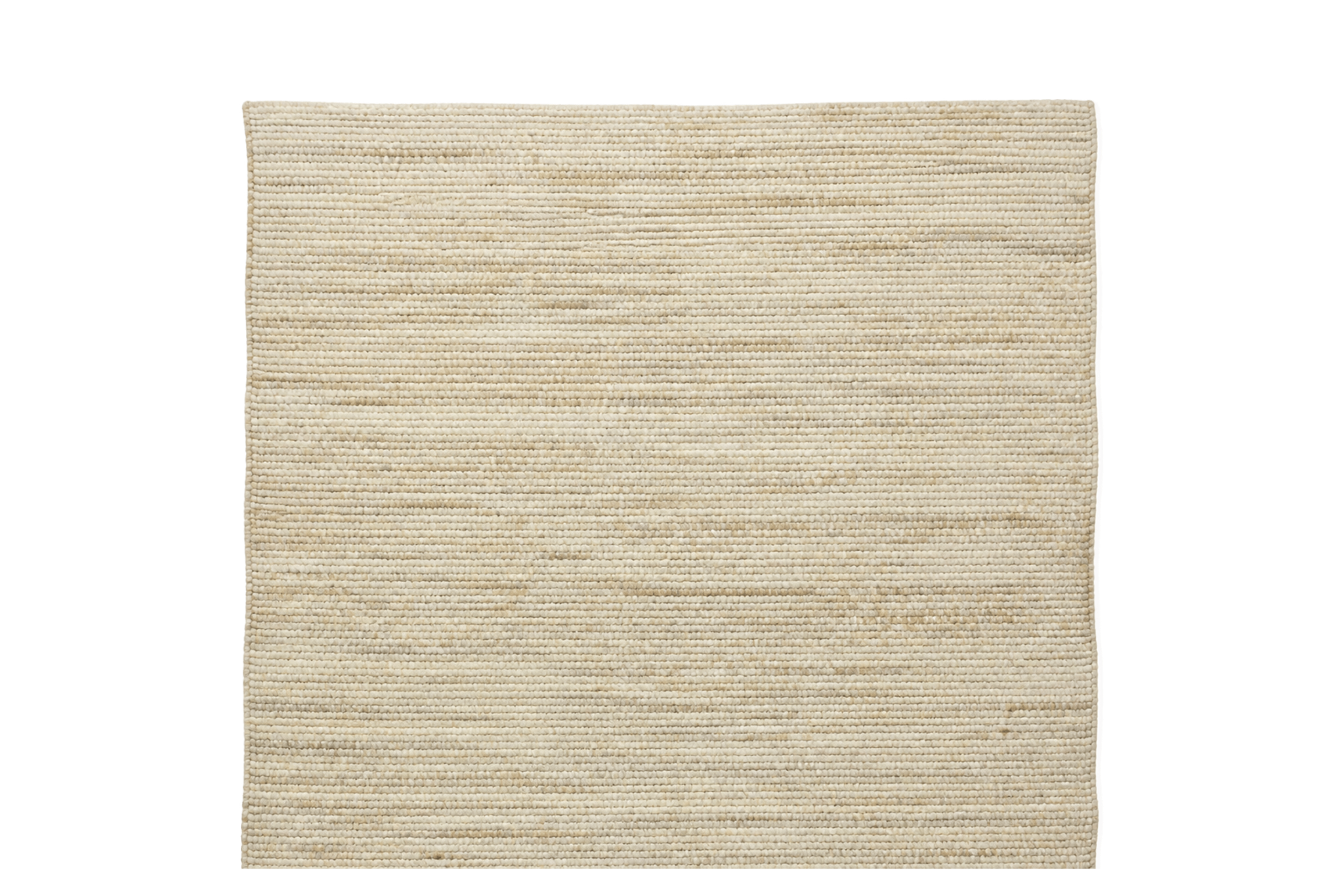 Ivory Wool Textured Rug