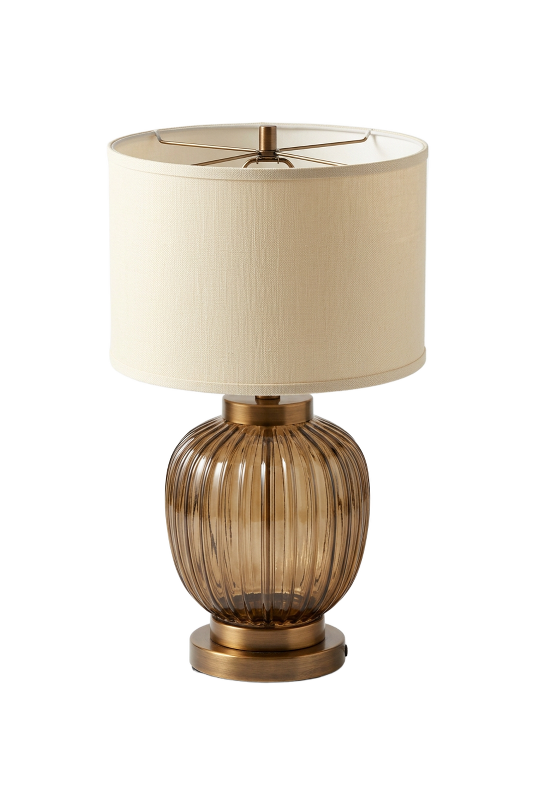 Alabaster Brass Table Lamp